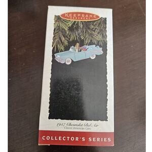 HALLMARK 1994 CLASSIC AMERICAN CARS 1957 CHEVROLET BEL AIR SERIES ORNAMENT